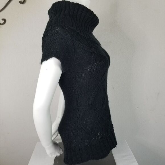 La Classe‎ Couture Black Acrylic Cowl Neck Sweater Size S - Picture 4 of 8